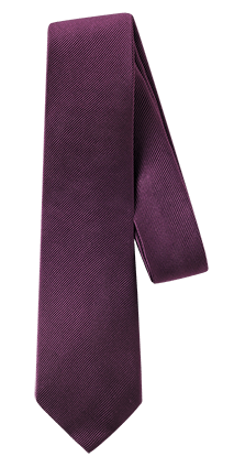 Eggplant Silk Necktie