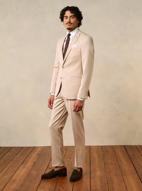 Essential Beige Suit Jacket