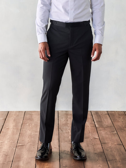 Essential Black Tuxedo Pants