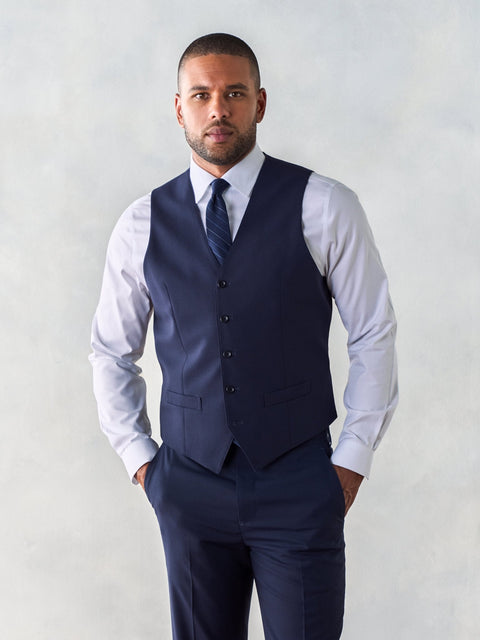 Essential True Navy Suit Vest