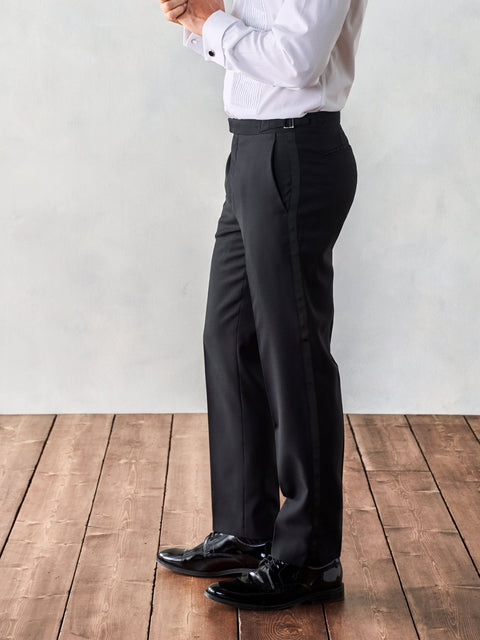 Grosgrain Bound Tuxedo Pants