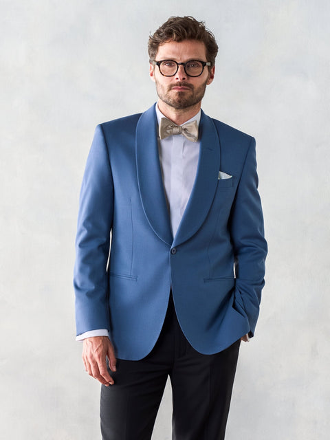 Lake Blue Shawl Jacket Tuxedo