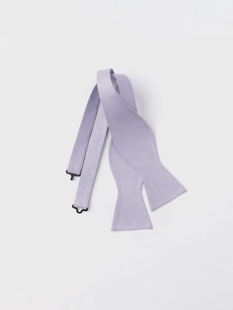 Lilac Linen/Silk Bow Tie