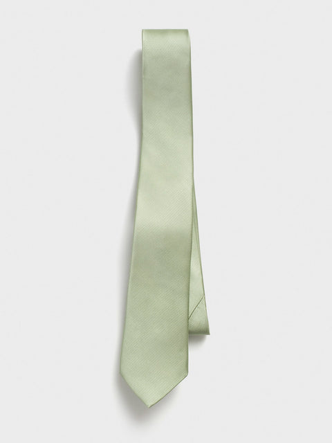 Pale Seafoam Silk Necktie