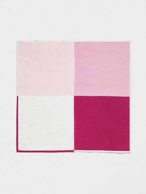 Pink Quad Pocket Square