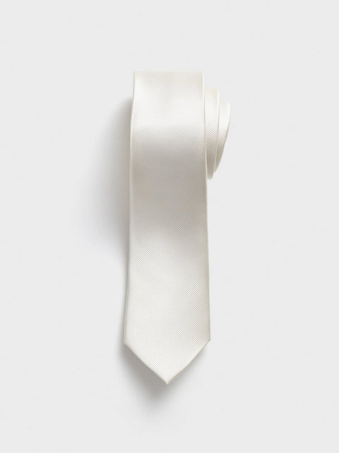 Platinum Silk Necktie