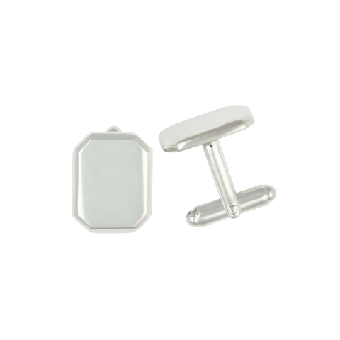 Silver Plaque Cufflinks