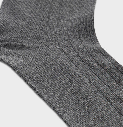 Solid Grey Dress Sock