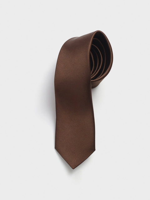 Tobacco Silk Necktie