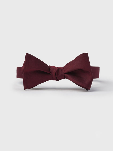 Wine Butterfly Bow Tie