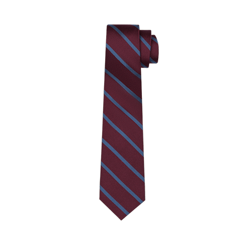 Wine Stripe Necktie