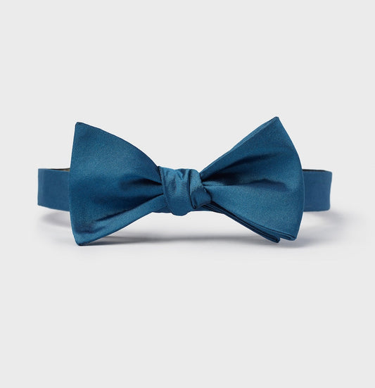 Cadet Blue Butterfly Bow Tie (4482631106615)