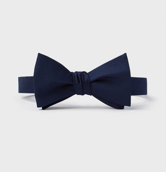 Navy Butterfly Bow Tie (4482629009463)