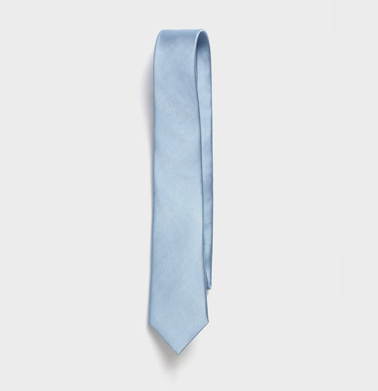 Sky Blue Silk Necktie (4482627502135)