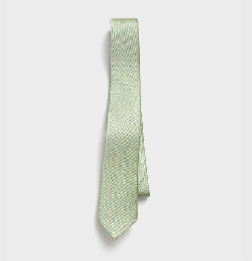 Spearmint Silk Necktie
