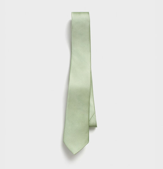 Spearmint Silk Necktie (4482627469367)