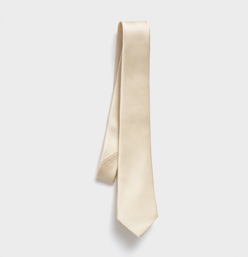 Champagne Silk Necktie