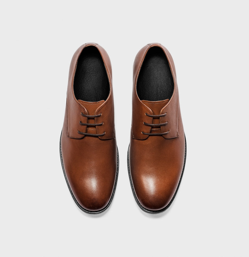 Brown Leather Shoes (4482631401527)