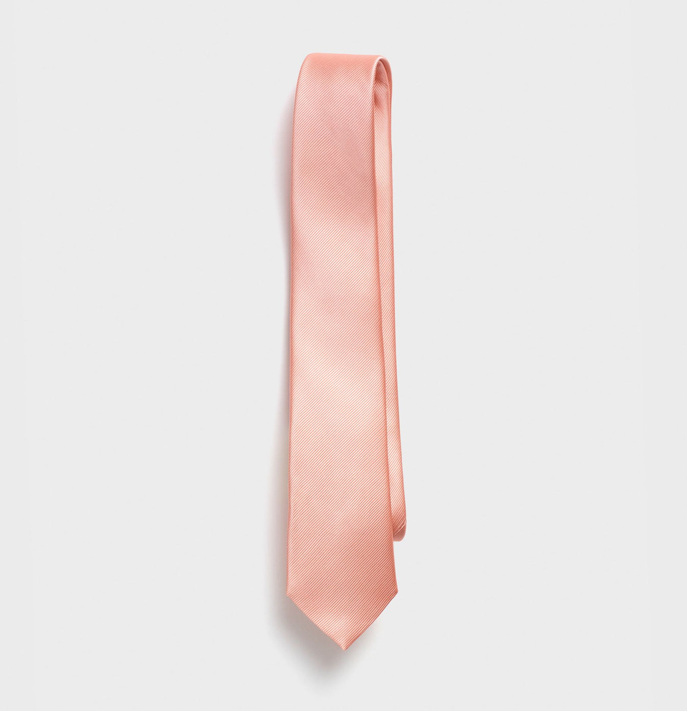 Deep Peach Silk Necktie