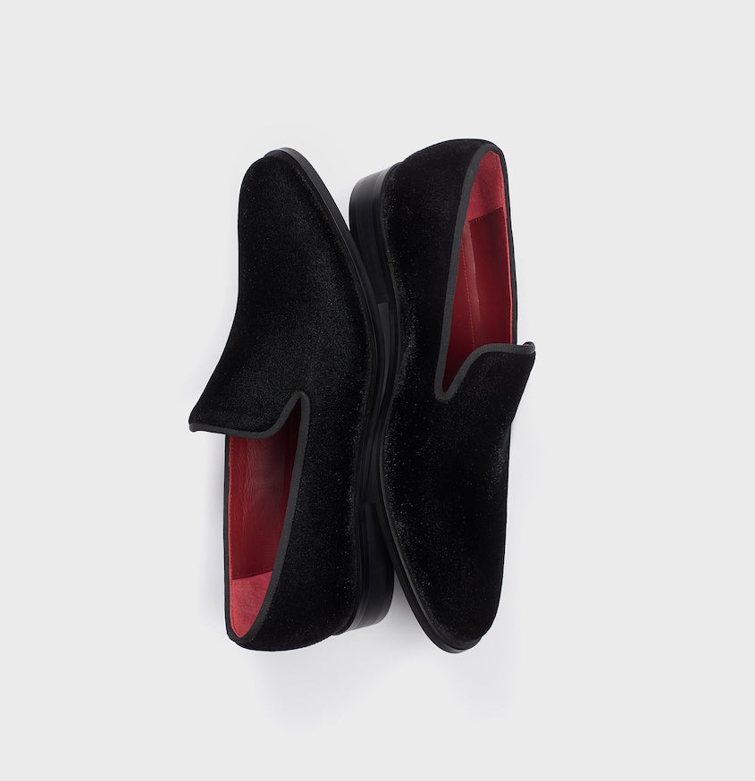 Velvet Slip-On Shoes