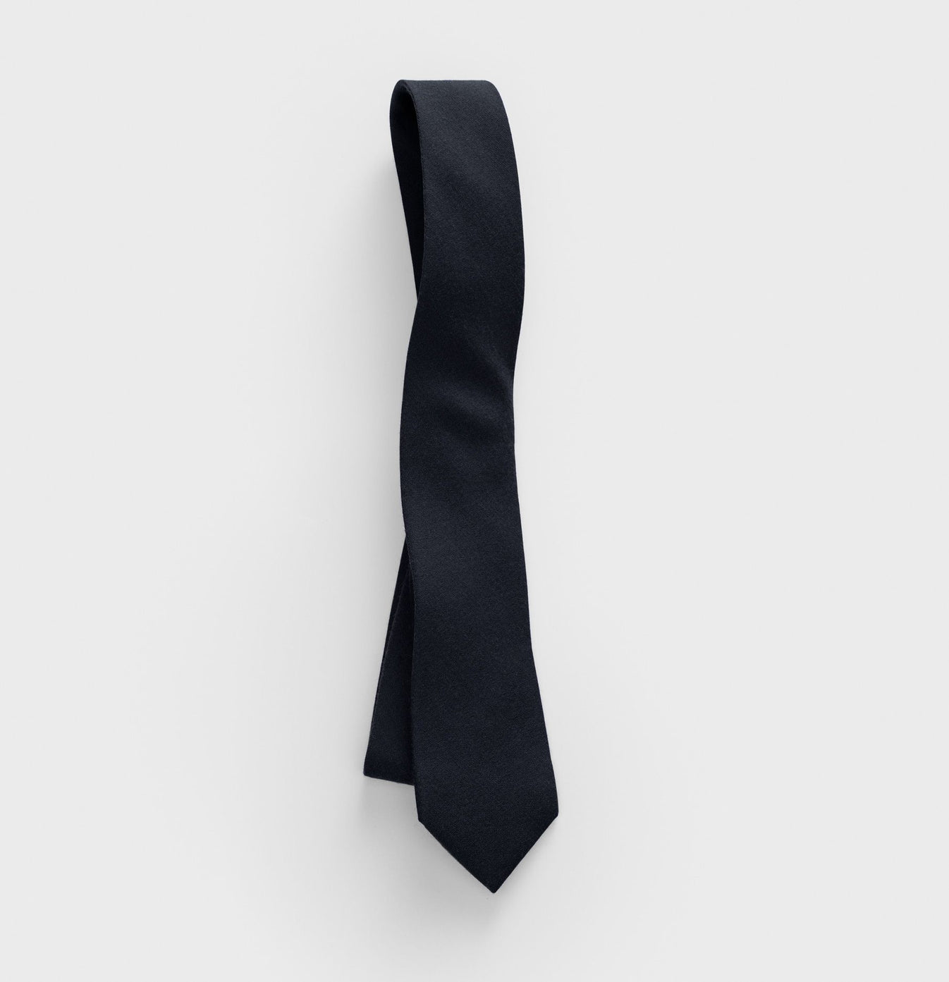 Black Cotton Necktie