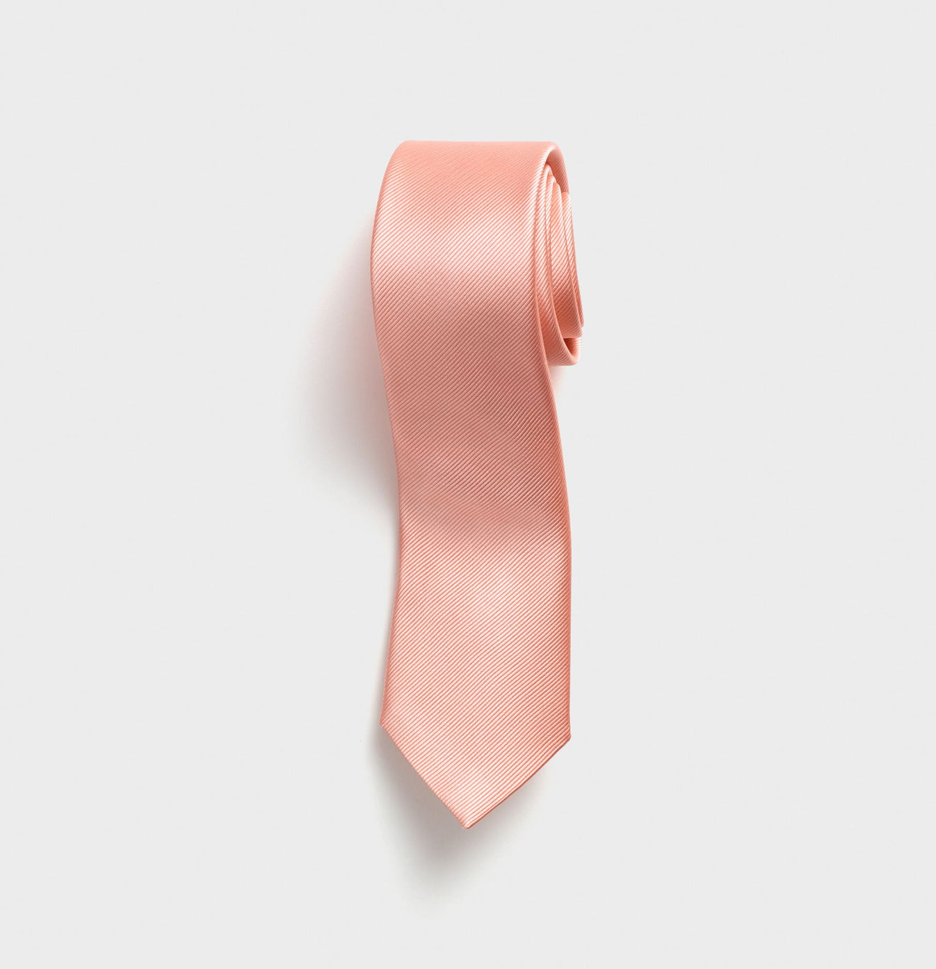 Deep Peach Silk Necktie