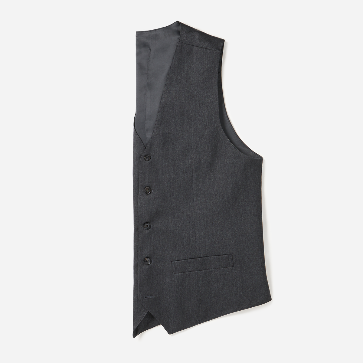 Charcoal Suit Vest