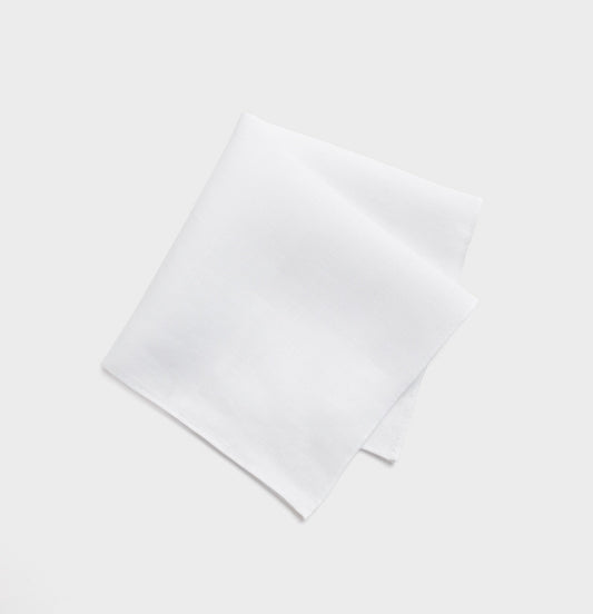 White Linen Pocket Square (4482626912311)